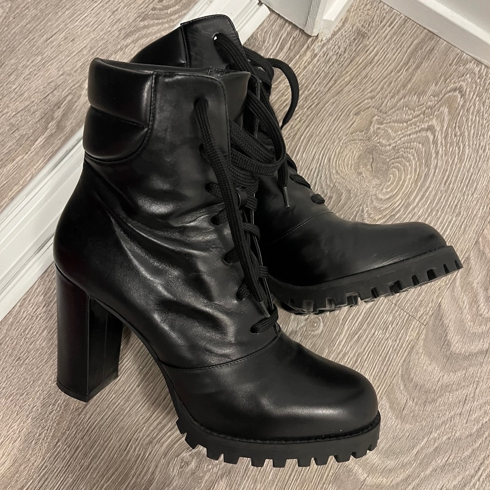 SW Heeled Combat boots